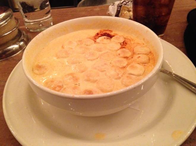 bowl of oyster stew
